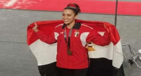 نانسى طمان تتوج ببرونزية كأس العالم للجمباز الفني بقطر